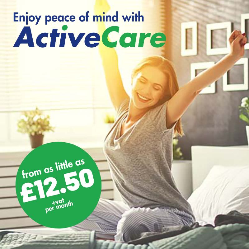 Active care website advert